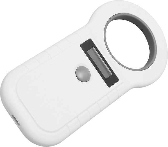 KaiSai Haustier-Mikrochip-Scanner mit 134,2 kHz und 125 kHz, Bluetooth und USB-C, Handheld Tierchip-Lesegerät in Weiß - Bild 1