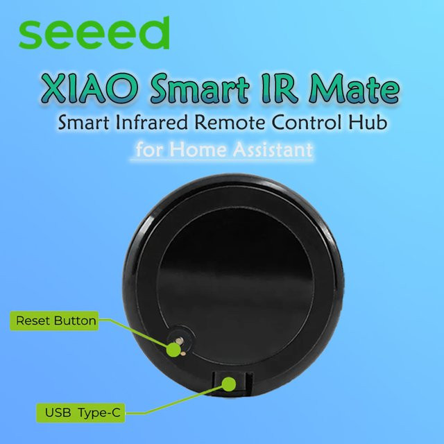 Xiaomi Smart IR Fernbedienungs-Hub Mate in Schwarz mit ESP32-C3 Core und haptischem Feedback für Home Assistant - Bild 1