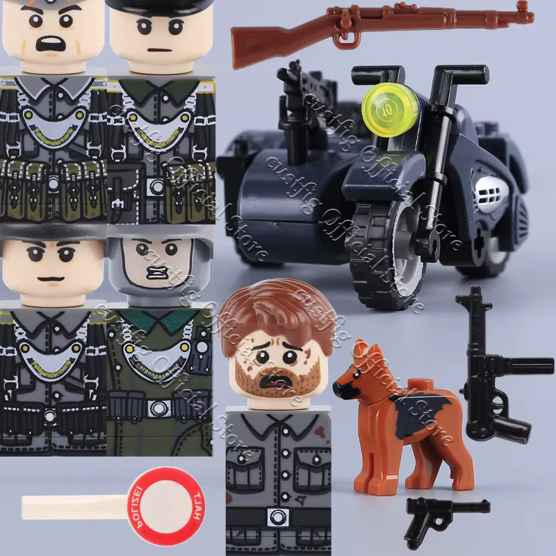 MOC Militär Armee Soldaten Figuren, Bausteine Zubehör, ab 3 Jahre - Bild 2