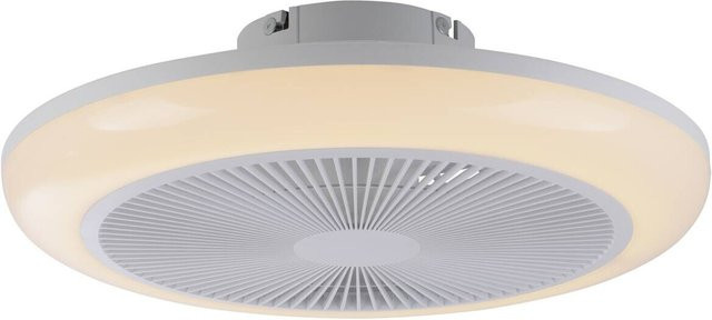 Just Light LED-Deckenventilator Brenda in Weiß mit RGBW-Effekt und Fernbedienung, B/H/T: 46 x 14 x 46 cm - Bild 1
