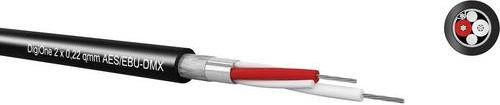 Kabeltronik Digitalkabel 2 x 0.14mm² Schwarz Meterware - Bild 1
