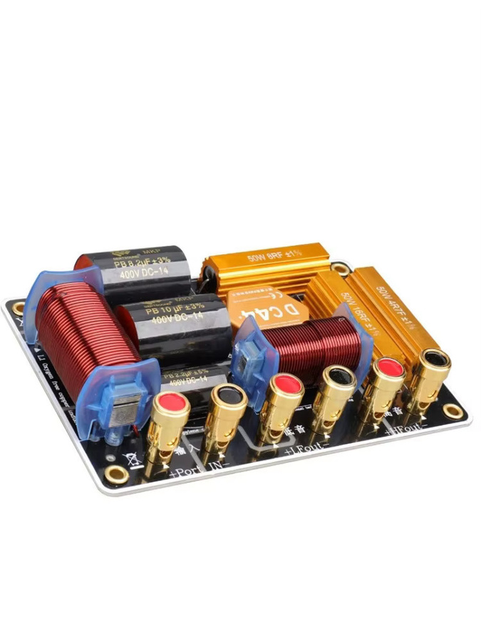 WMAT Passiver Zwei-Wege-Crossover-Frequenzteiler 550 W für 10–12 Zoll Woofer und 34–51 mm Hochtöner 2000 Hz in Multicolour - Bild 7