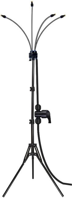 Fishine Wassernebelanlage für den Außenbereich mit verstellbarem Ständer in Schwarz - Bild 1