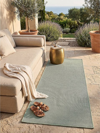 Kadima Design Läufer Grün Pflegeleicht B/T: 80 x 150 cm