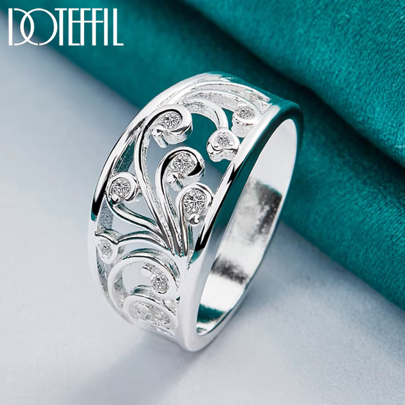 DOTEFFIL Ring, Kristall, Silber, Damen - Bild 5