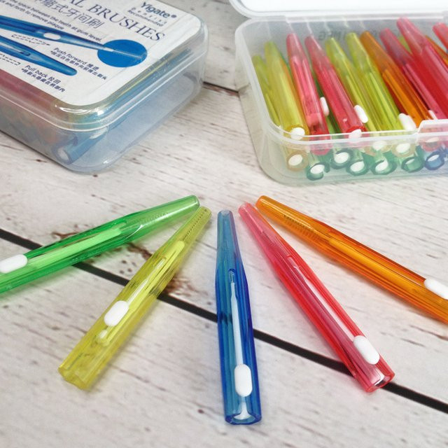 vvocci Interdentale Zahnbürste für Kieferorthopädie, 30 Stück, Unisex - Bild 1
