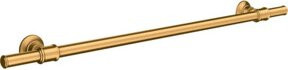 Hansgrohe Axor Montreux Badetuchhalter aus Metall in Gold poliert zur Wandmontage, Breite: 60 cm - Bild 1