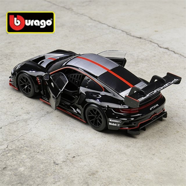 Bburago Porsche 911 GT3 R, Sportwagen Modell, 1:24, Metall - Bild 1