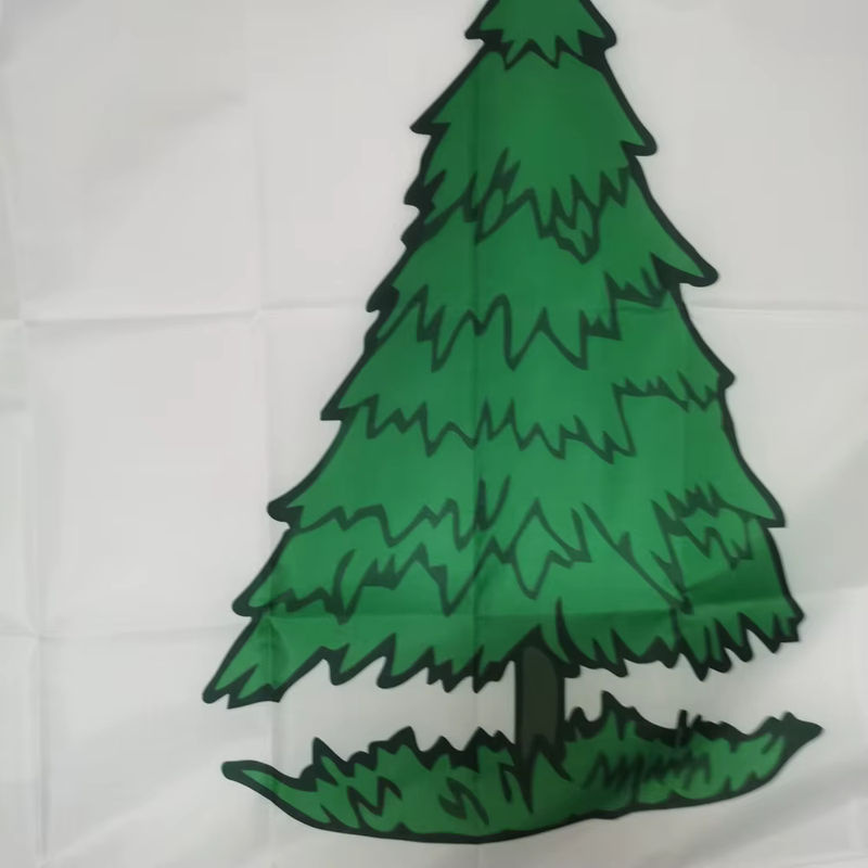 Himmelshöhen-Flagge aus Polyester in Weiß und Bunt als rechteckiges Hängebanner für die Innen- und Außendekoration - Bild 4