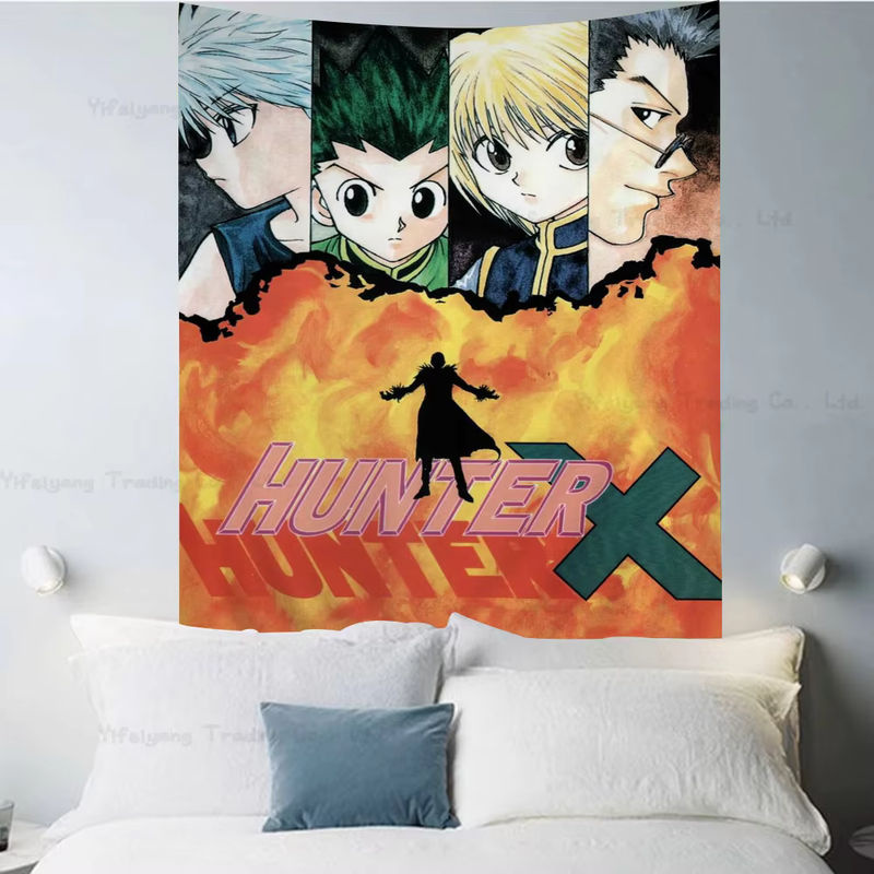 Hunter X Hunter Anime Wandteppich Japanischer Wandbehang als Kunstdruck zur Heimdekoration - Bild 5