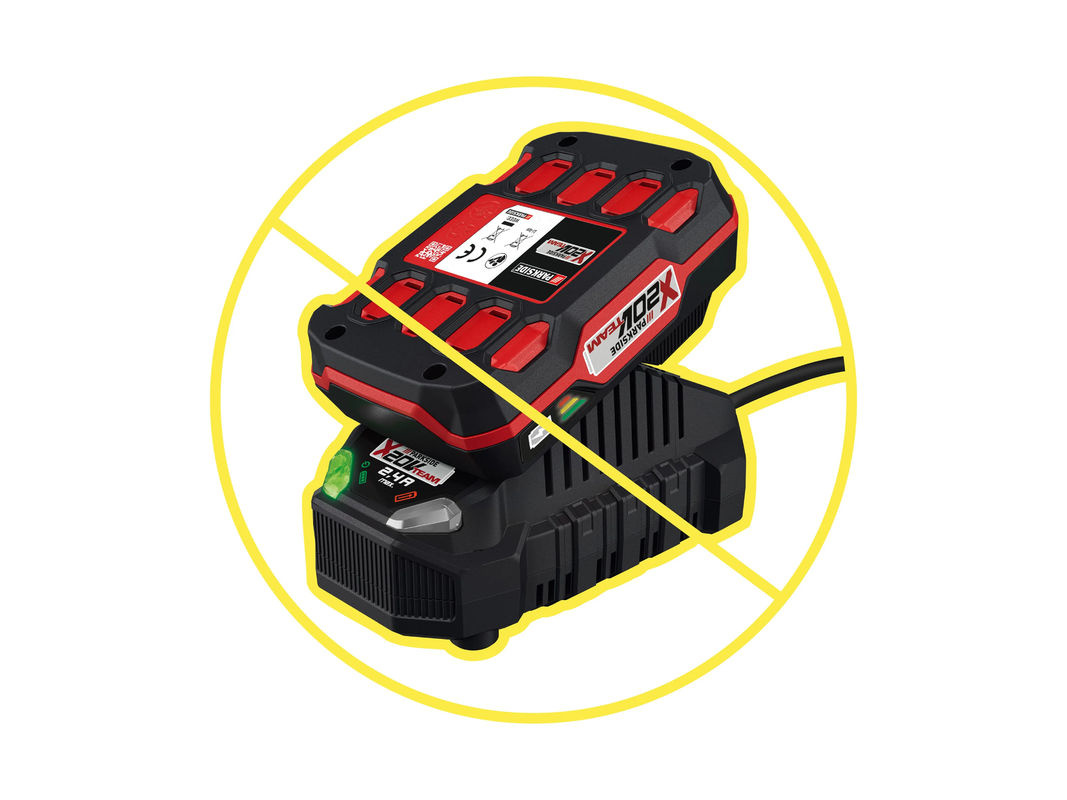 Parkside Akku-Ladegerät PLG 20 C1 20 V / 2,4 A in Schwarz - Bild 2