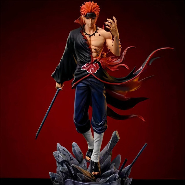 Bandai Naruto Pain Figur, PVC-Statue, 22,5cm, Kunststoff, Bunt / Mehrfarbig - Bild 1
