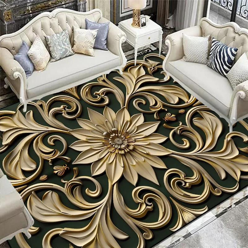 Karpetti Blumenteppich in Multicolour, 3D-Design, rutschfest und waschbar, B/T: 60 x 90 cm - Bild 2