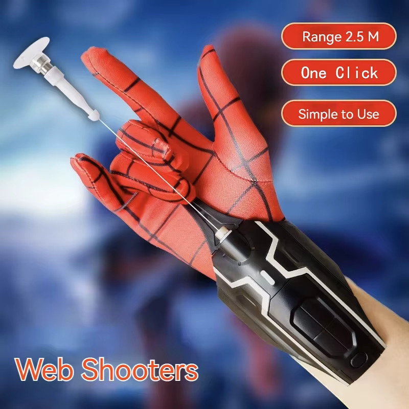 Bandai Marvel Spiderman Web Shooters, Handgelenkwerfer Handschuhe, Zubehör, ab 14 Jahre - Bild 3