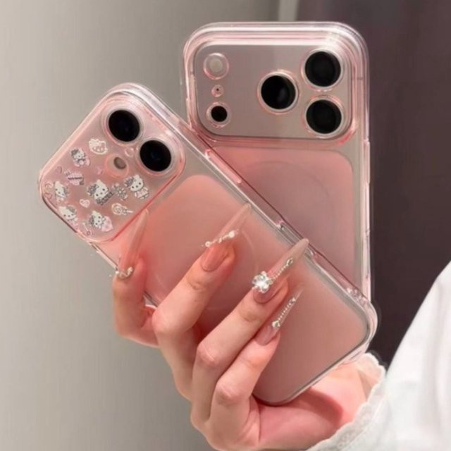 FUCHU Silikon-Handyhülle mit matter Oberfläche und Linsenschutz für iPhone 11 bis iPhone 17 Air, transparent/weiß - Bild 1