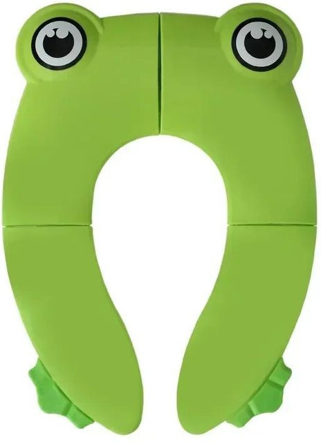 Binchi Outdoor Equipment Tragbares Kinder Reise Töpfchen Sitz Pad in Grün, klappbare Toilettensitz Abdeckung aus Kunststoff für das Kleinkind Training - Bild 1