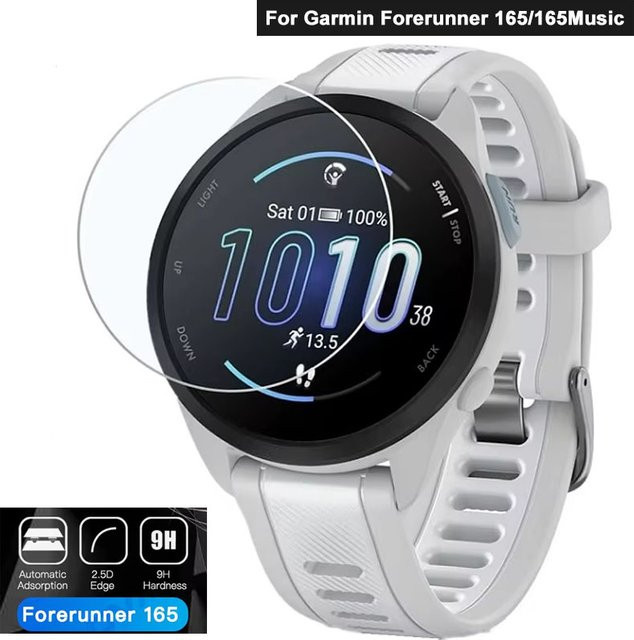 Garmin Screen Protector Glas, Garmin Forerunner 165, 165 Musik, transparent - Bild 1