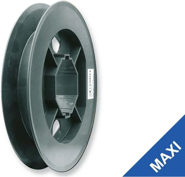 Schellenberg Rollladen-Gurtscheibe Maxi aus Kunststoff in Schwarz und Grau, Durchmesser: 170 mm - Bild 1