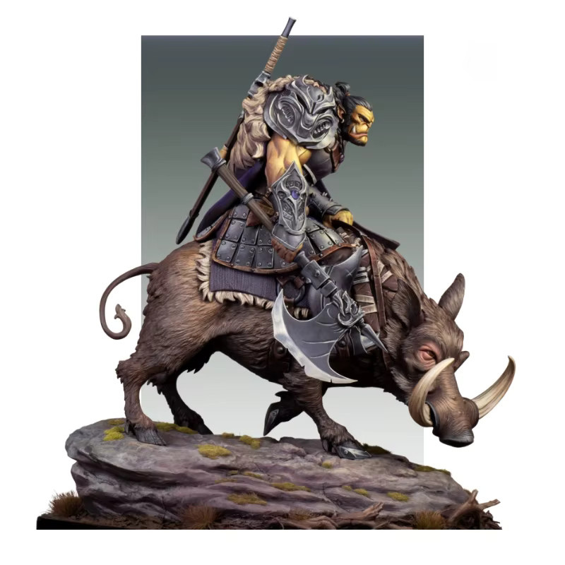 JIJIE Fantasy Orcs, Druckguss-Harzfigur, Maßstab 1:24, Modellbausatz - Bild 2
