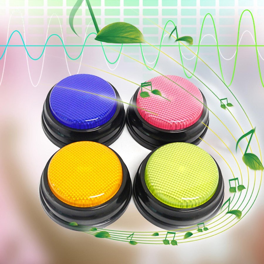 TOMTOP JMS Sprachaufzeichnungs-Soundtaste interaktive Spielzeug-Antworttasten Bunt / Mehrfarbig - Bild 6