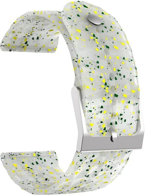 Uhrenarmband Silikon, Weiß, Unisex - Bild 1