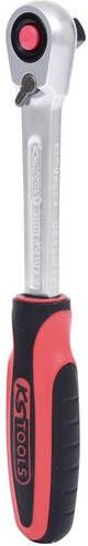 KS Tools SlimPOWER Umschaltknarre 3/8 Zoll aus Chrom-Vanadium in Silber - Bild 1
