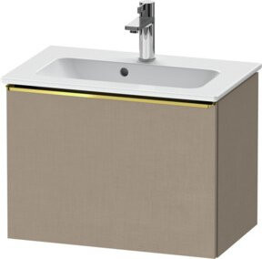Duravit Waschtischunterschrank D-Neo Compact, beige, wandhängend, B: 61 cm, T: 37,2 cm, H: 44 cm - Bild 1