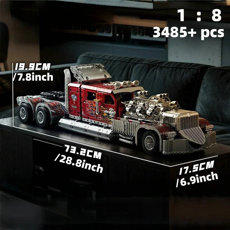 Linyi toy LKW-Bausatz Bausteinset 3485 Teile - Bild 5