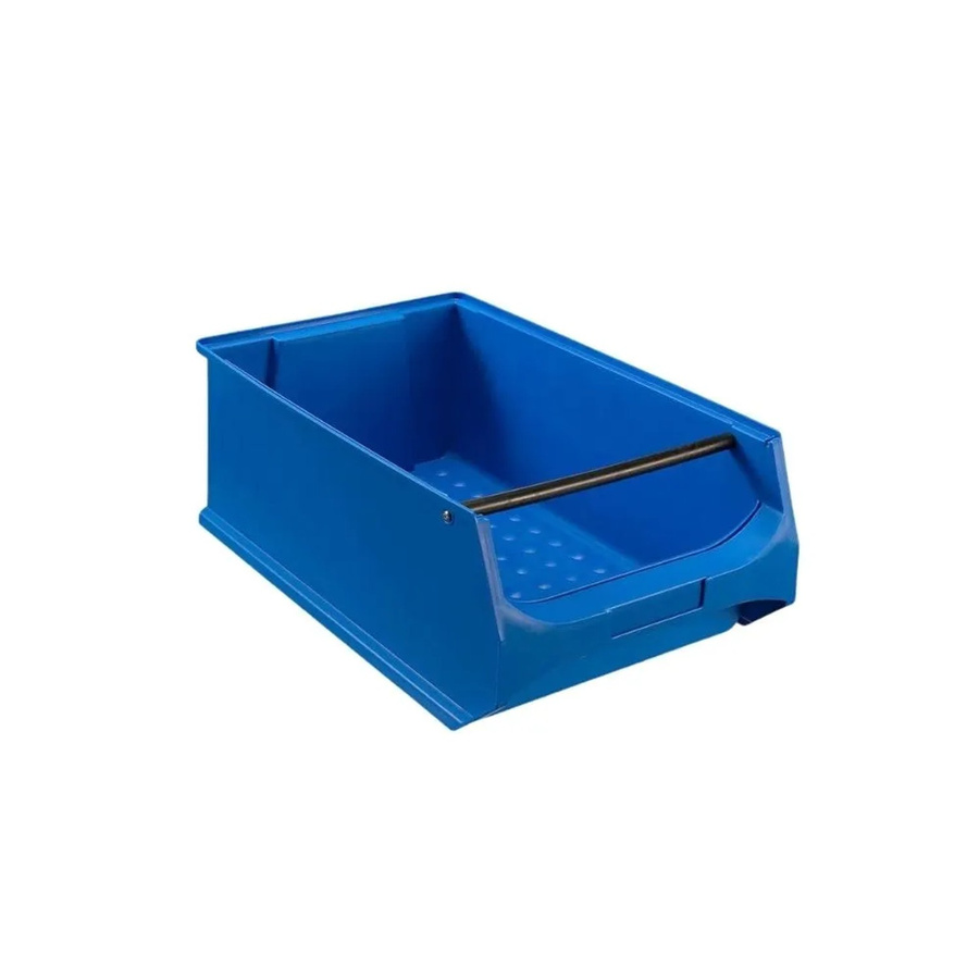 PROREGAL Sichtlagerbox Blau mit Griffstange, H x B x T: 20 x 30 x 50 cm - Bild 2