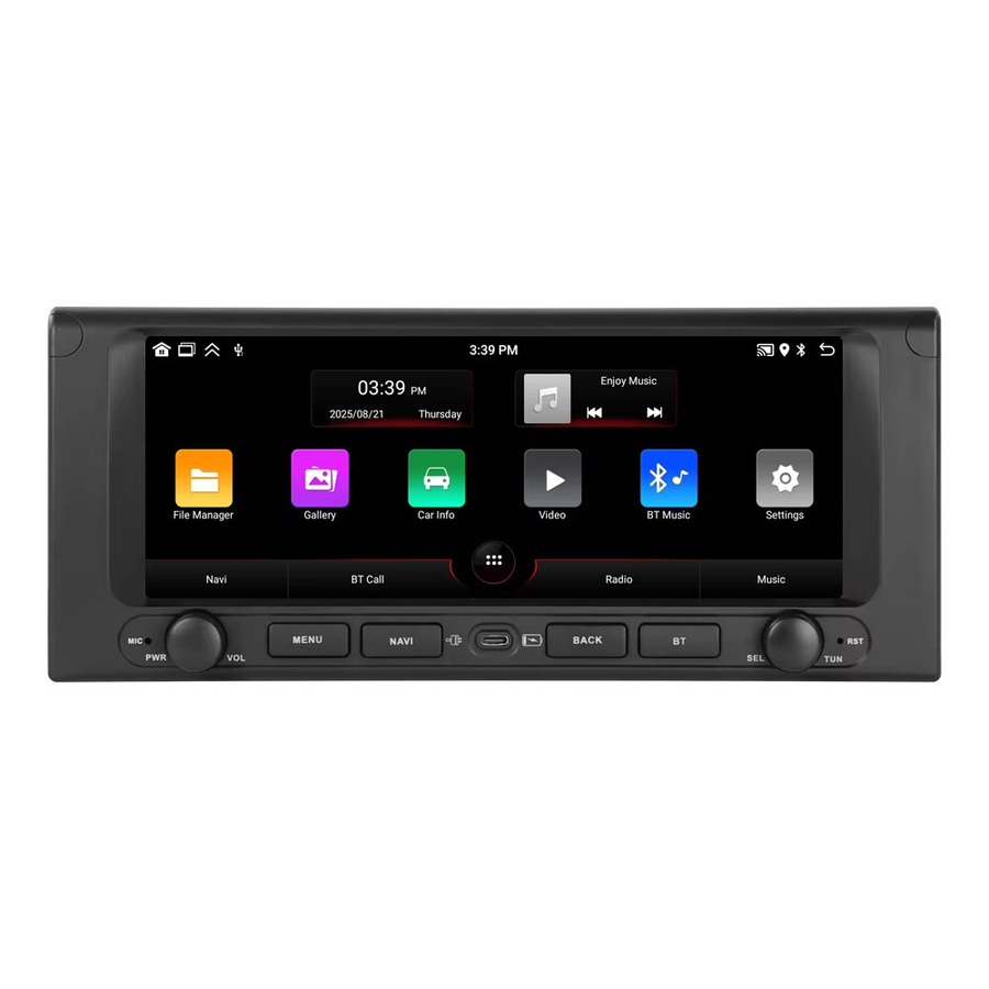 MEKEDE Android 15 Autoradio mit 10,26 Zoll Display für BMW E53 X5 E39 M5 E38, kabelloses CarPlay und GPS, Schwarz - Bild 6