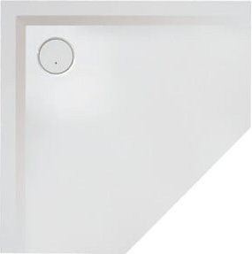 Hoesch Duschwanne Muna 5-Eck aus Mineralguss in Schiefergrün B/T/H: 90 x 90 x 3 cm - Bild 1