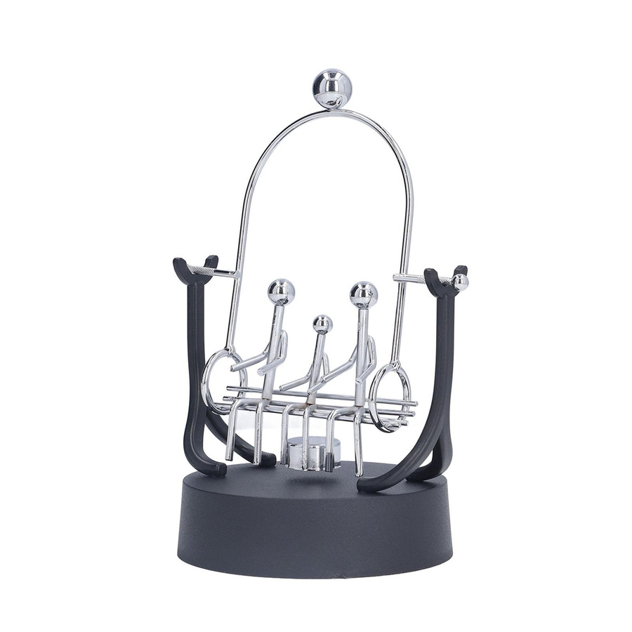 Tooarts Perpetuum Mobile Schreibtischspielzeug in Silber als dekoratives Ornament - Bild 2