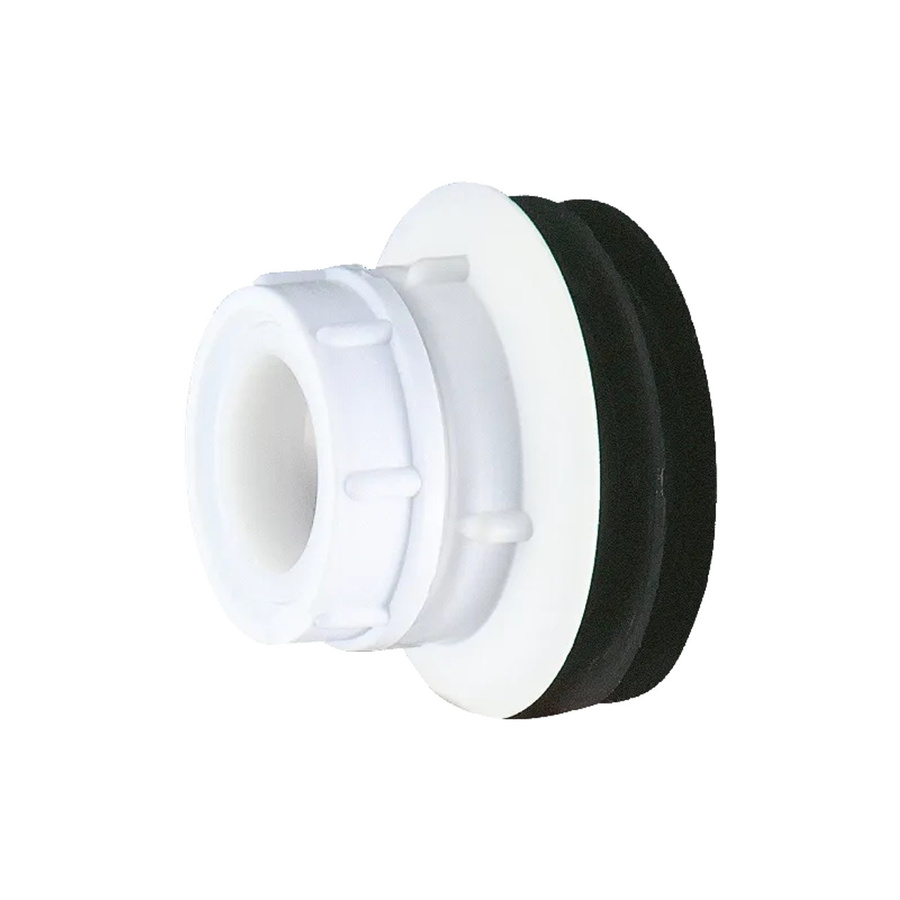 Delabie WC-Spülrohrverbinder D28/55mm mit Verschraubung in Weiß - Bild 2