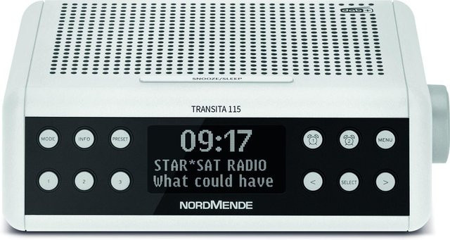 Nordmende Transita 115 DAB+ Radiowecker in Weiß - Bild 1