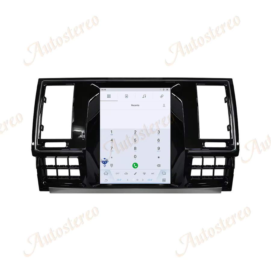 ZWNAV Android 13 Multimedia Player mit CarPlay und GPS Navigation im Tesla Stil für Volkswagen VW Caravelle T6 2014-2019, Schwarz - Bild 4