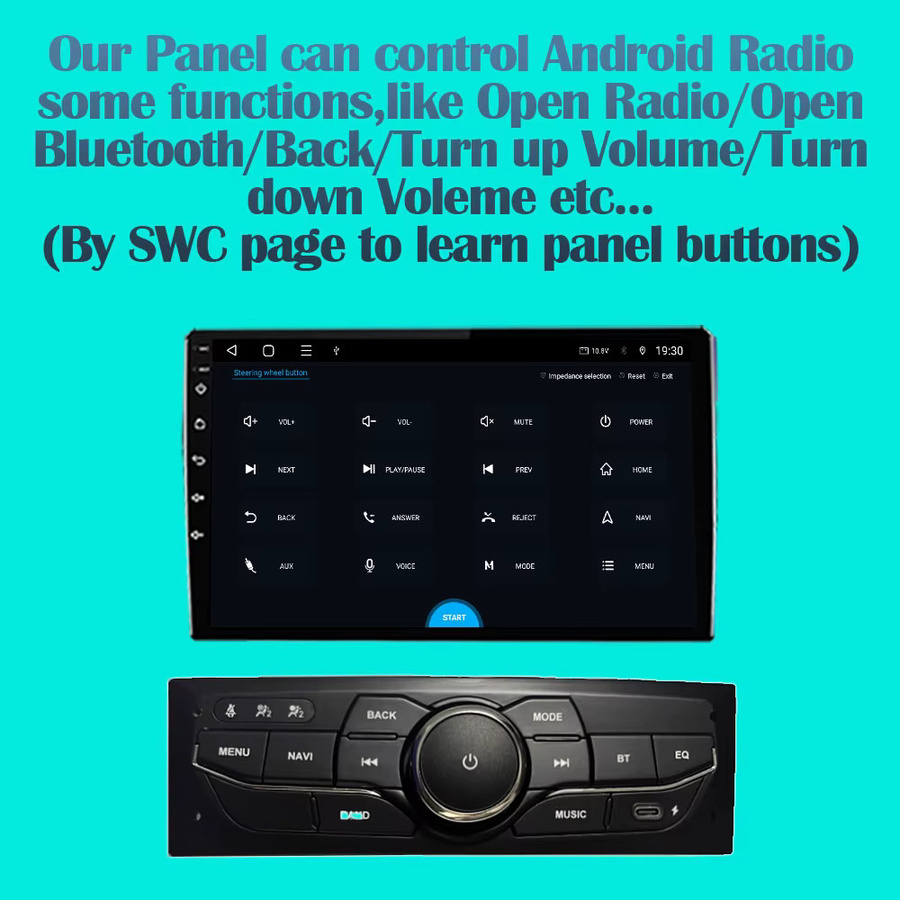 Android Auto Bedienfeld im OEM-Stil für Renault Megane 2 2002–2009, Video-Player in Schwarz - Bild 3