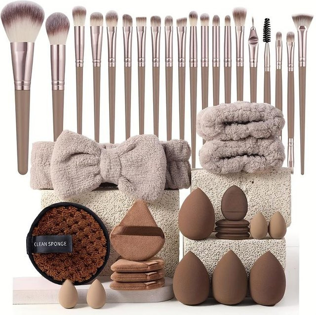 OTRESS Make-up-Werkzeug-Set, 40-teilig, Grau, Unisex - Bild 1