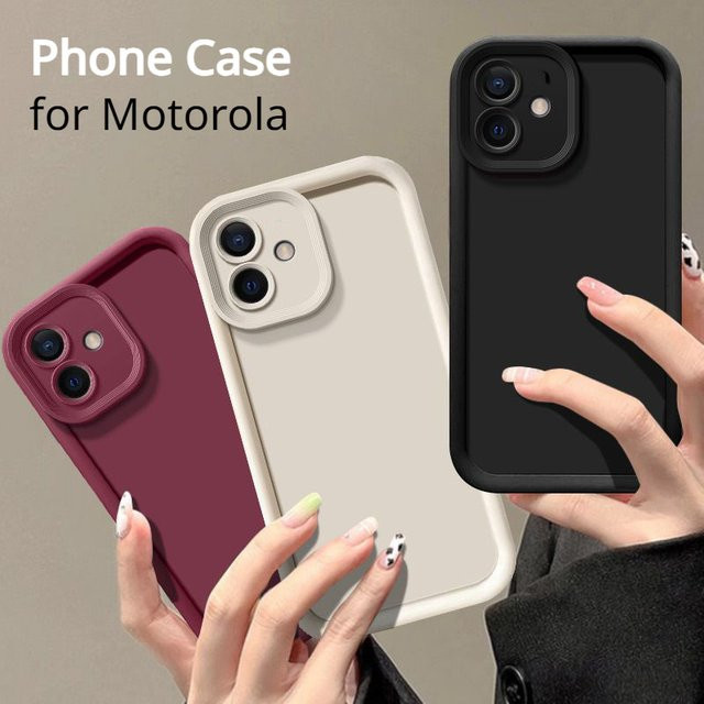 Schutzhülle mit Muster für Motorola G04s, G53, G34, G24, G22, G14, G30, G20, G10, E13 in Weiß - Bild 1