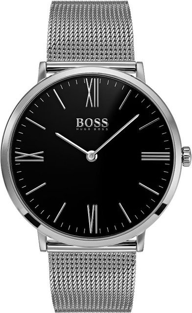 Hugo Boss Armbanduhr, Quarz, Edelstahl, 40 mm, Herren, Silber - Bild 1