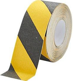 Duraline Antirutschband Grip selbstklebend für Innen- und geschützten Außenbereich, Farbe: Gelb/Schwarz, Breite: 7,5 cm, Länge: 15 m - Bild 1
