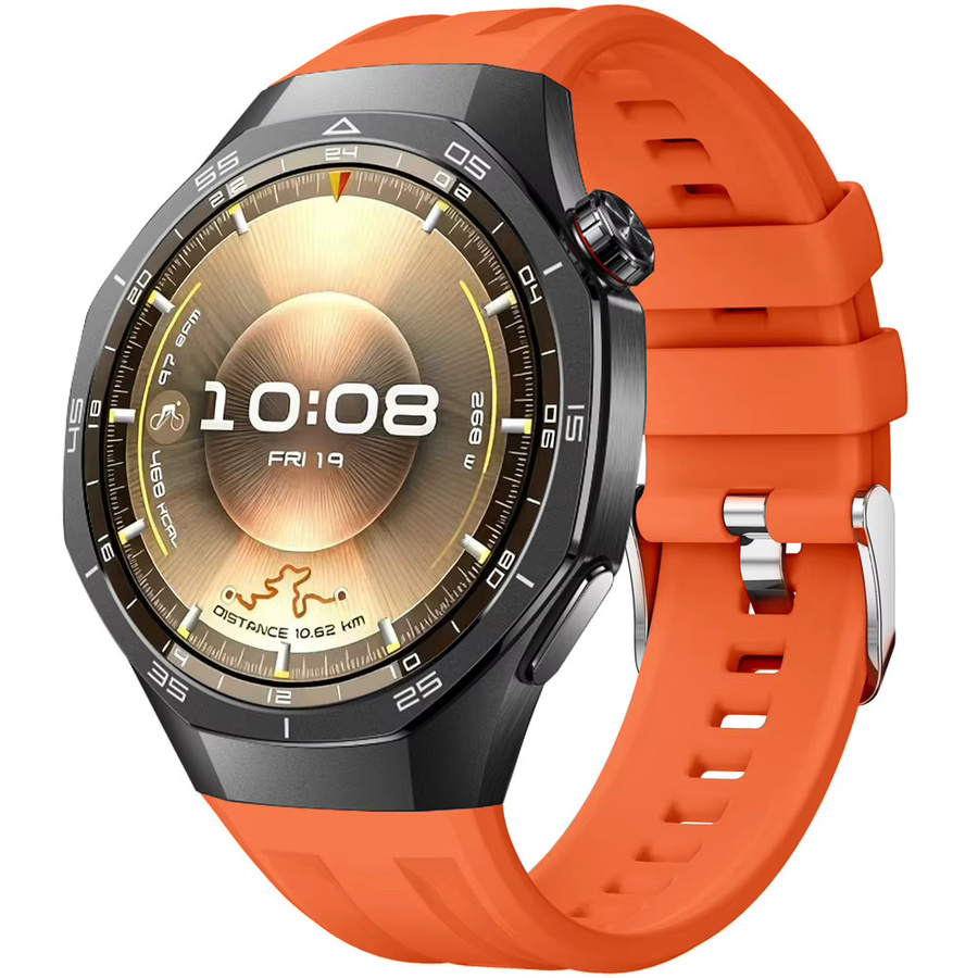Huawei Uhrenarmband, Silikon, orange, Huawei Watch GT 6 Pro 46 mm - Bild 2