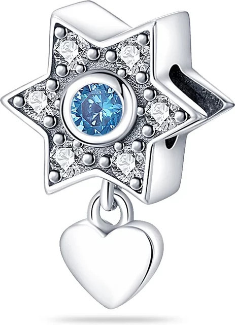 Charms Original Charm 925 Silber, vergoldet, Perle, Zirkonia, Damen - Bild 1