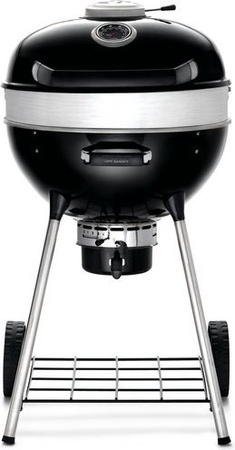 Napoleon PRO Kugelgrill Holzkohlegrill mit Thermometer und Rädern in Schwarz