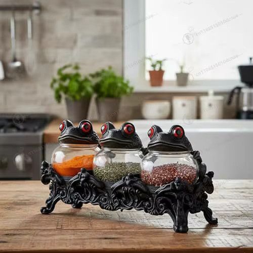 Witchy Frog Apotheker-Gewürzdosen Frosch-Design - Bild 4