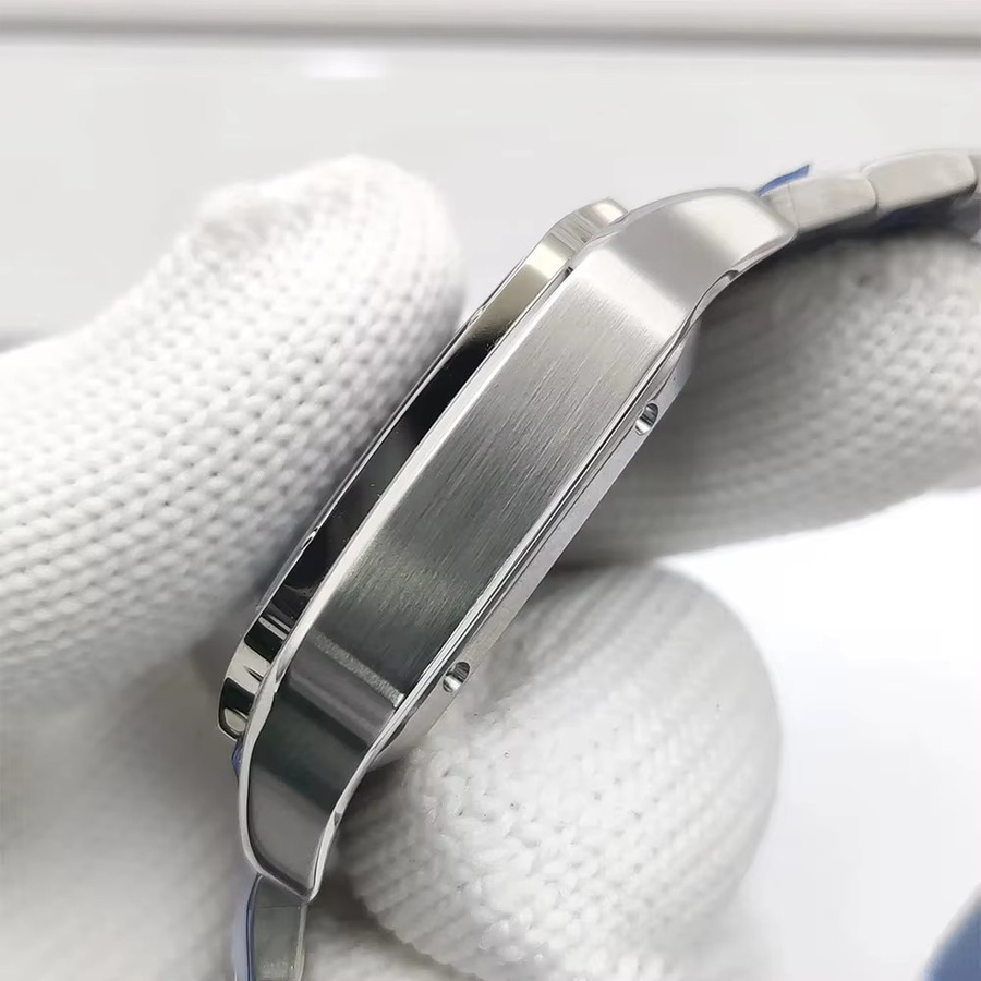 PARNSRPE Armbanduhr, Automatik, Edelstahl, eckig, Herren - Bild 4
