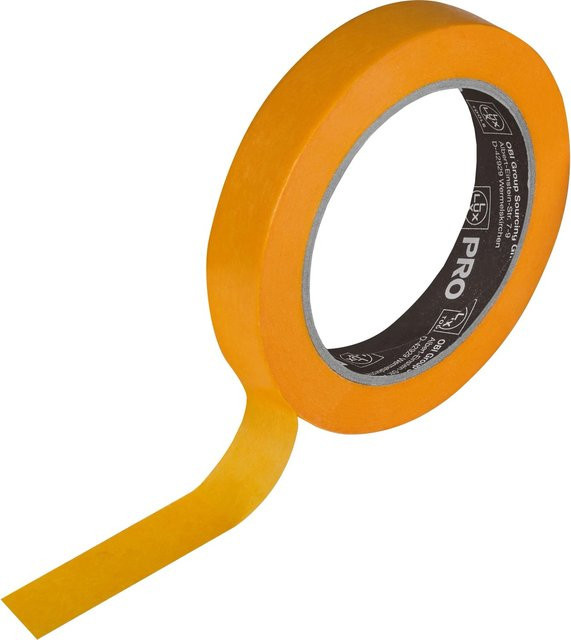 LUX-TOOLS PRO Washi-Tape Gelb, Breite: 19 mm, Länge: 50 m - Bild 1