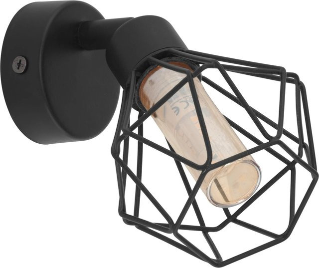 Eglo Spotleuchte Zapata 1 1-flammig Schwarz aus Stahl und Glas mit G9 LED-Leuchtmittel - Bild 1
