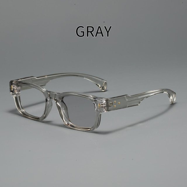 Yiran toy Lese-Sonnenbrille, quadratisch, Kunststoff, transparent, Unisex - Bild 1