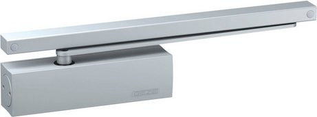 Geze Türschließer TS 3000V in Silber mit Gleitschiene - Bild 1