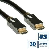 ROLINE HDMI 2.0 Ultra HD Kabel mit Ethernet und 4K UHD Unterstützung, Schwarz, Länge: 2,0 m - Bild 1